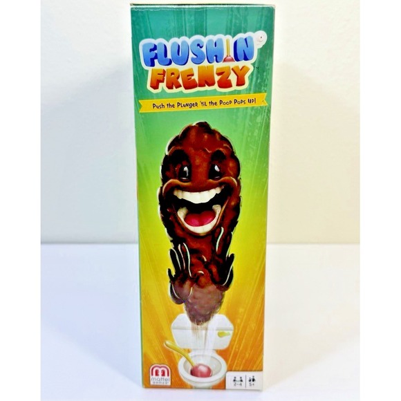 Flushin' Frenzy: Hilarious Family Game with‎ Toilet & Plunger for 2-4 Players - Picture 10 of 16